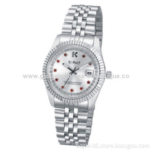 Stainless Promotional Wrist Watches with OEM Design, 3ATM Waterproof